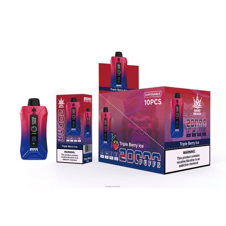 Bang Box Vape Review ZT4248 Triple Berry Ice | Bang Beach 20000 Puffs Smart Screen Vape
