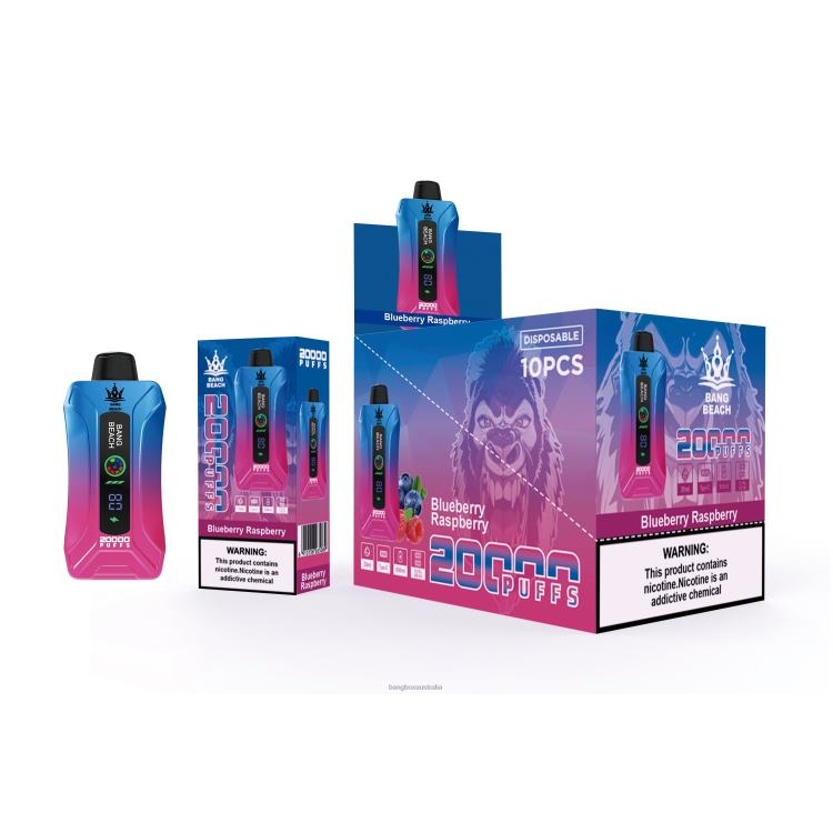 Bang Box Vape ZT42412 Blueberry Raspberry | Bang Beach 20000 Puffs Smart Screen Vape