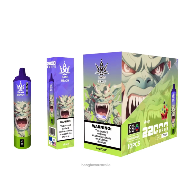 Bang Box Vape Review ZT42418 Vimto | Bang Beach 22000 Puffs Smart Screen