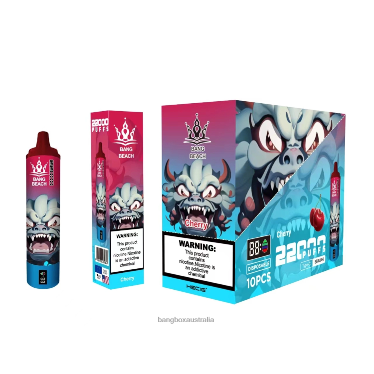 Bang Box Vape ZT42417 Cherry | Bang Beach 22000 Puffs Smart Screen