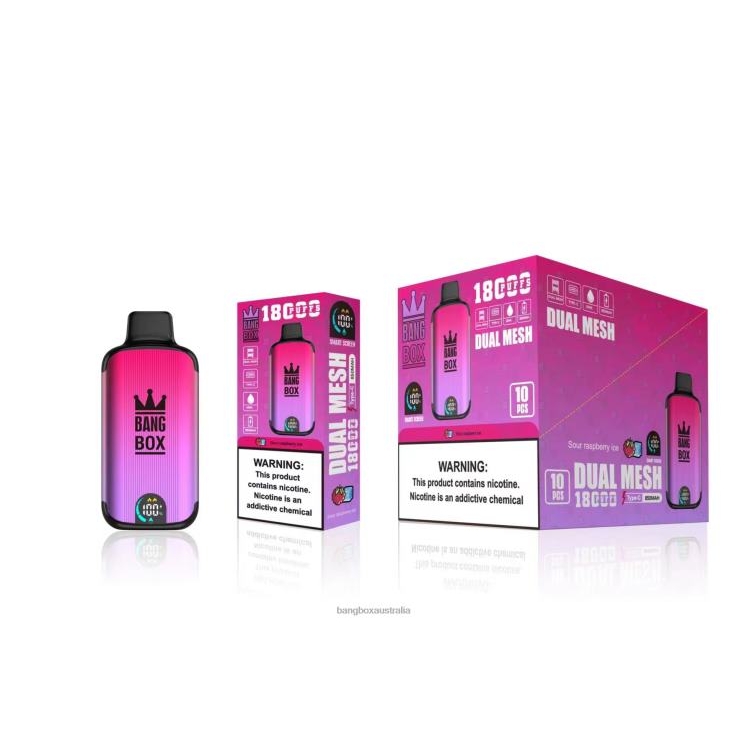 Bang Box Vape Review ZT42498 Sour Raspberry Ice | Bang Box 18000 puffs
