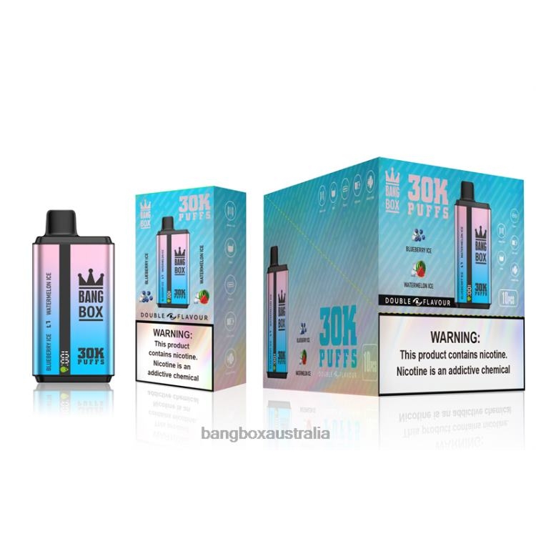 Bang Box Vape Price ZT42469 Blueberry Ice & Watermelon Ice | Bang Box 30000 Puffs Dual Flavors