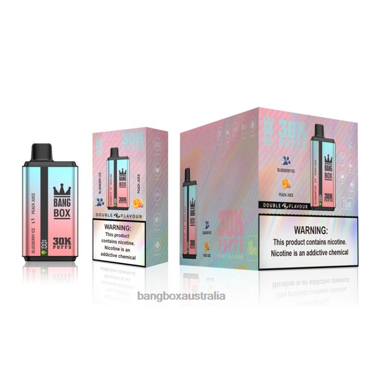 Bang Box Vape Review ZT42463 Blueberry Ice & Peach Juice | Bang Box 30000 Puffs Dual Flavors