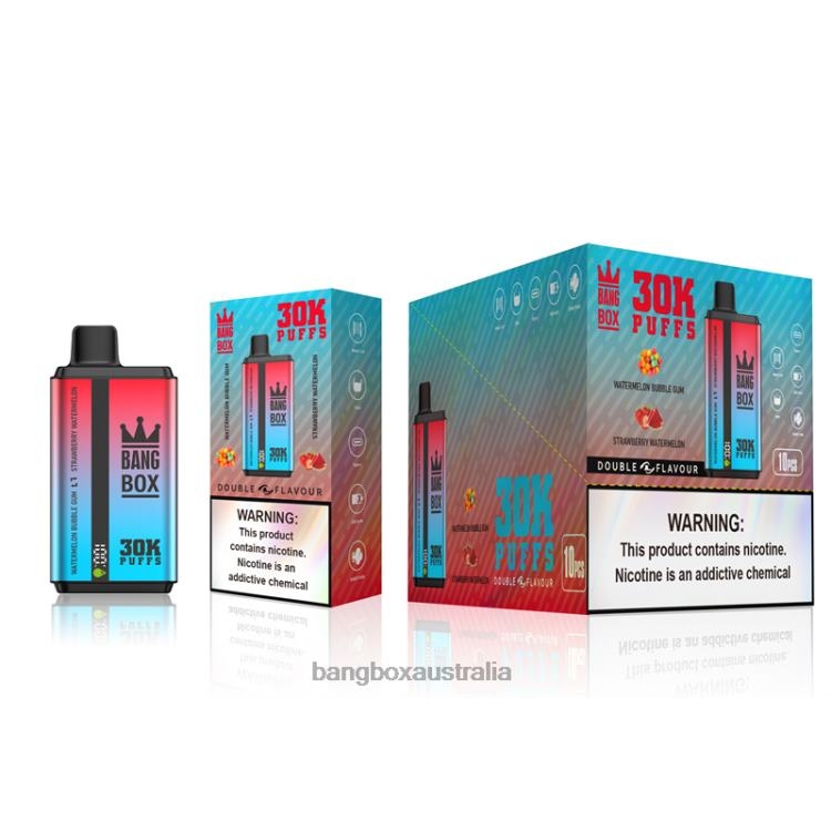 Bang Box Vape Review ZT42468 Watermelon Bubble Gum & Strawberry Watermelon | Bang Box 30000 Puffs Dual Flavors