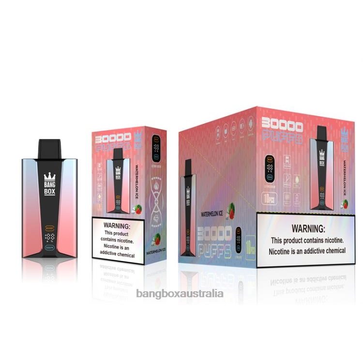 Bang Box Australia ZT42486 Watermelon Ice | Bang Box 30000 Puffs Smart Screen