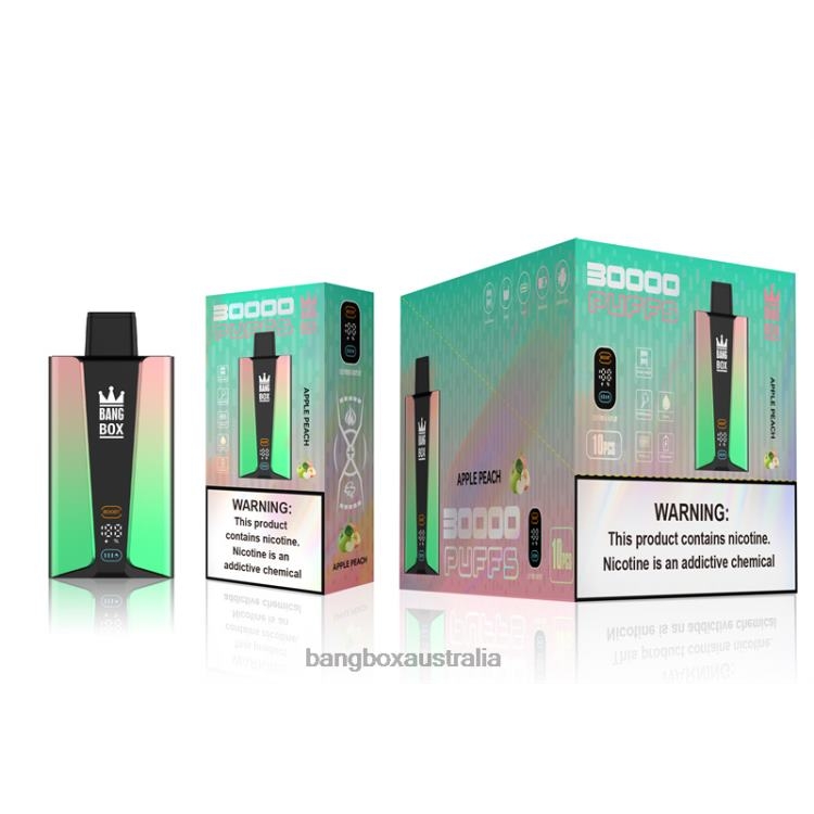 Bang Box Vape Review ZT42483 Apple Peach | Bang Box 30000 Puffs Smart Screen