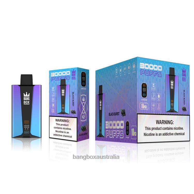 Bang Box Vape ZT42477 Black Burst | Bang Box 30000 Puffs Smart Screen