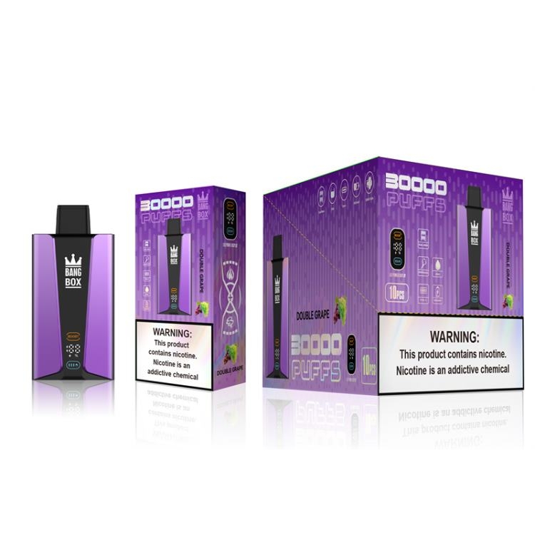 Bang Vapes Australia ZT42485 Double Grape | Bang Box 30000 Puffs Smart Screen