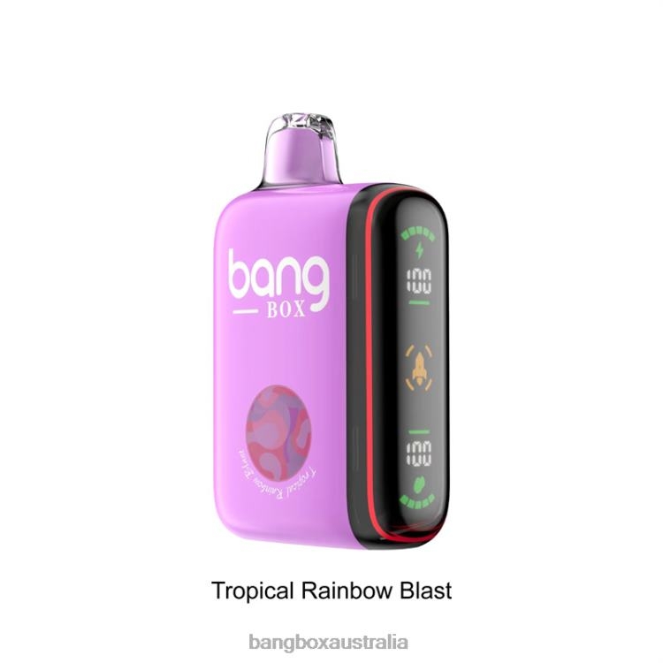 Bang Box Australia ZT42436 Tropical Rainbow Blast | Bang Box 9000-18000 Puffs Intelligent Power Display