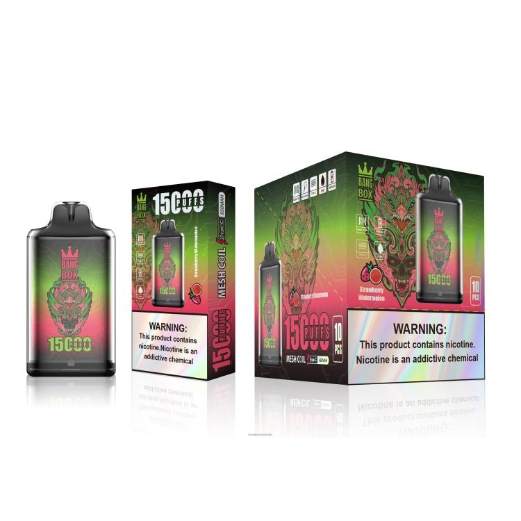 Bang Box Vape Review ZT424103 Strawberry Watermelon | Bang Box S1-15000 Puffs