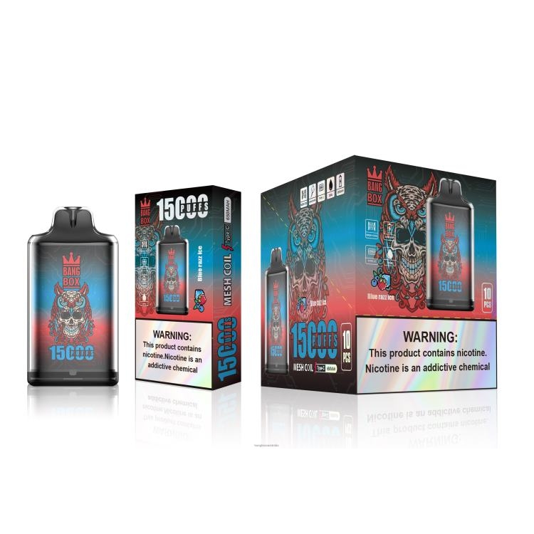 Bang Box Vape Review ZT424108 Blue Razz Ice | Bang Box S1-15000 Puffs