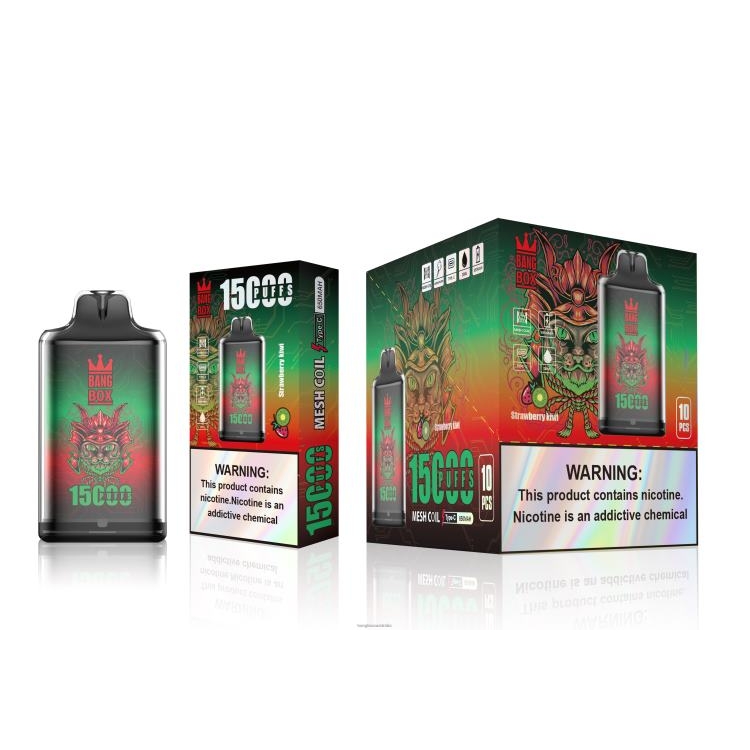 Bang Vapes Australia ZT424100 Strawberry Kiwi | Bang Box S1-15000 Puffs